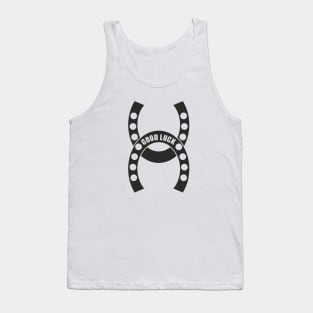 The Lucky Horseshoes (black print) Tank Top